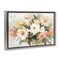 Stupell Industries Brushed Bouquet Blooms Framed Floater Canvas Wall Art Design by Raymond Powers